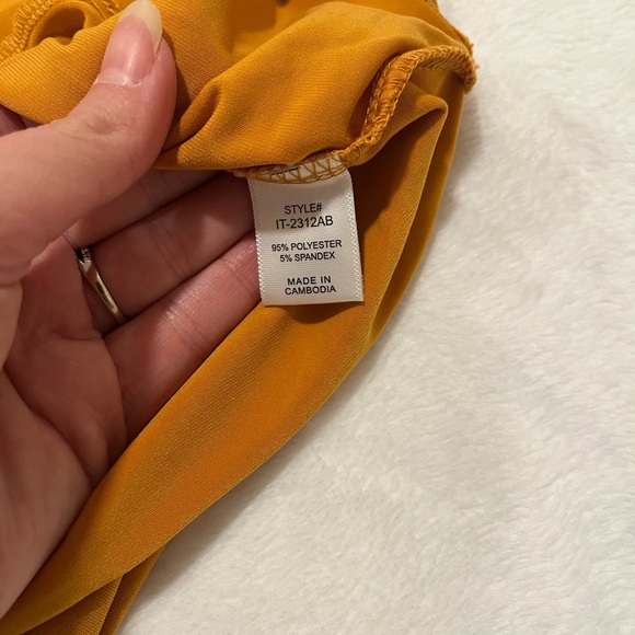 Zenana Yellow/Orange Tank Top - Size XL - Picture 6 of 8